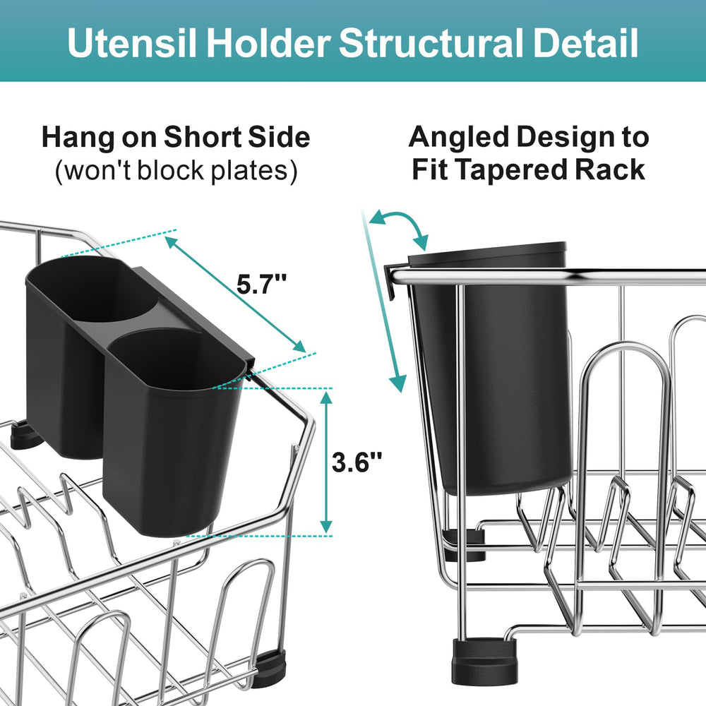 GSlife rack with plates and bowls to show real-world capacity and scale