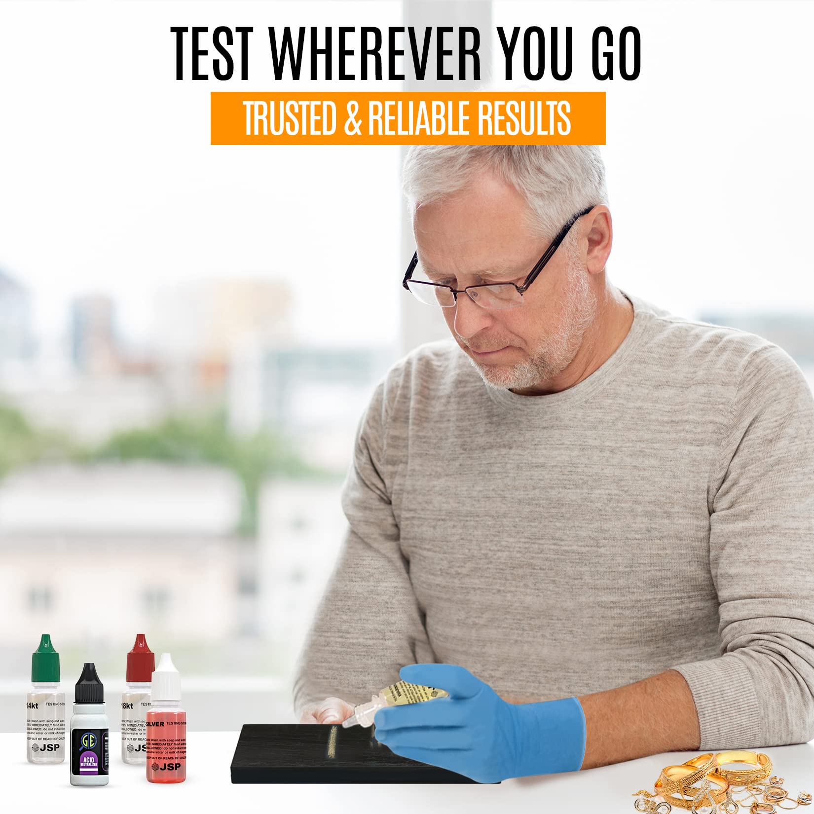 GTE neutralizer bottle detail showing cleaning benefit for repeat testing