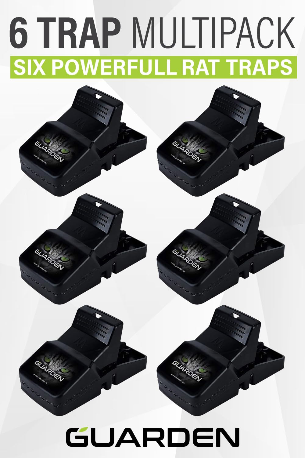 Guarden trap set on floor illustrating easy indoor placement and safety