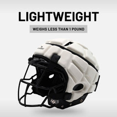 Guardian cap fitted on helmet side profile illustrating fit and protection