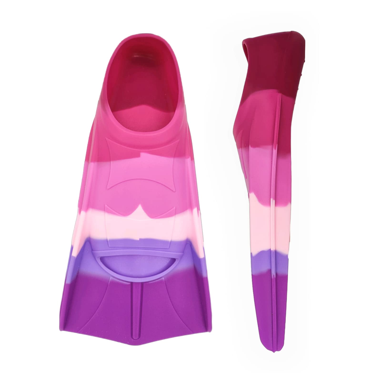 Gugmoy fins used snorkeling at shore for easier, low-effort swimming