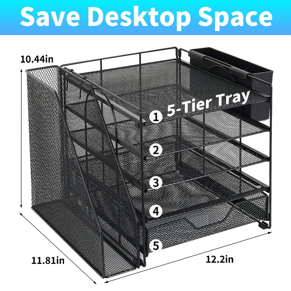 Gugsey close-up of side two-slot pen holder keeping pens upright and accessible