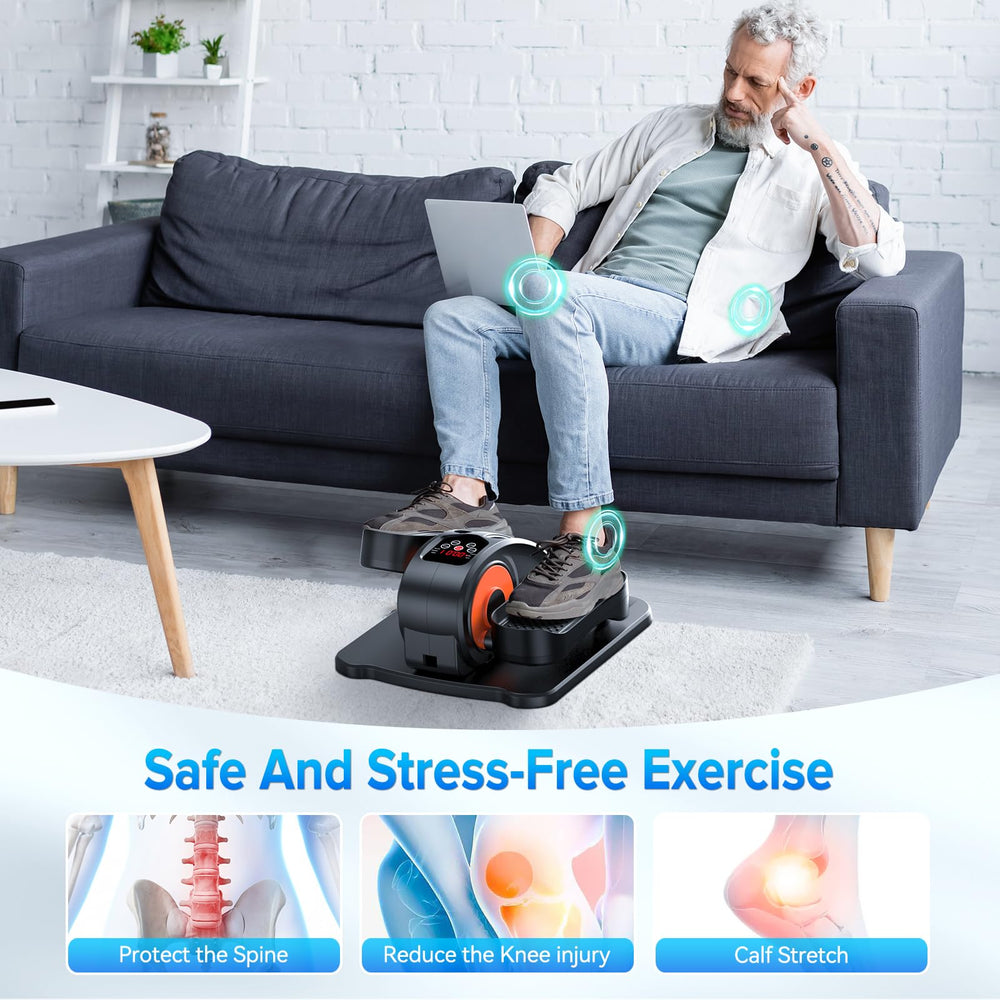 GUGTTR in use at a desk demonstrating quiet exercise while working