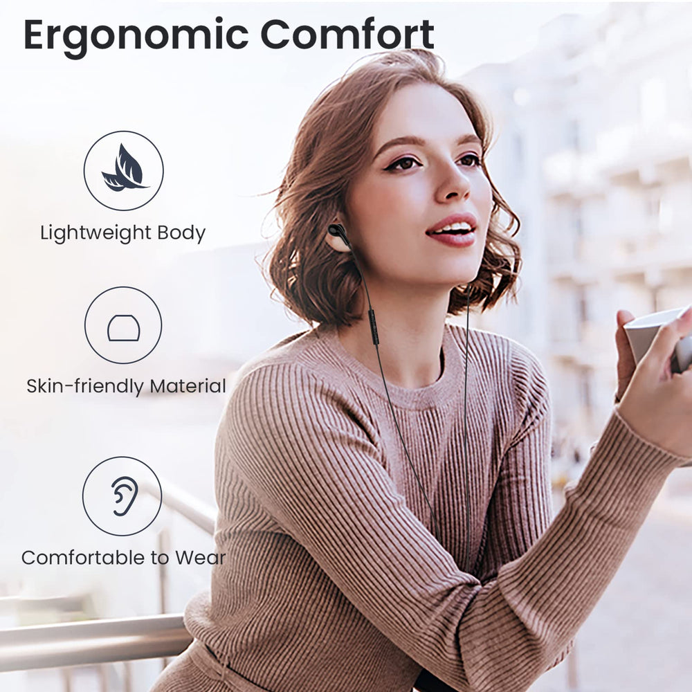 Guguearth magnetic earbuds snapped together for tangle-free carrying benefit