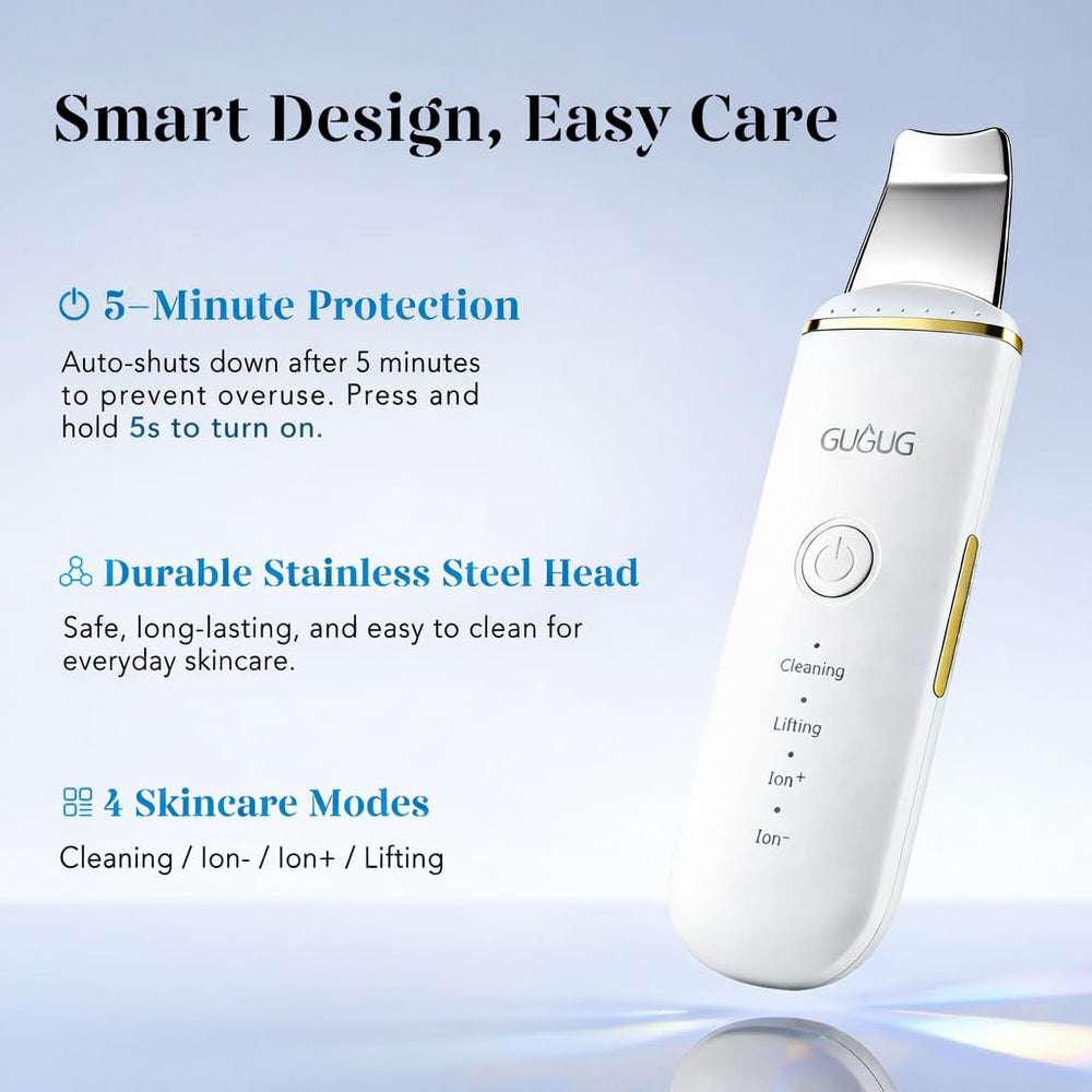 GUGUG device charging with included USB cable for convenient rechargeability