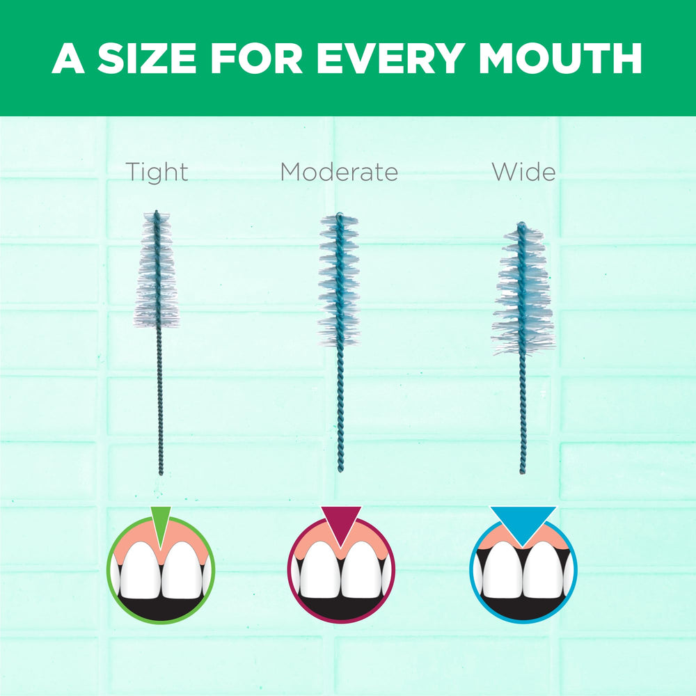 GUM proxabrush attached to handle demonstrating easy compatibility and grip
