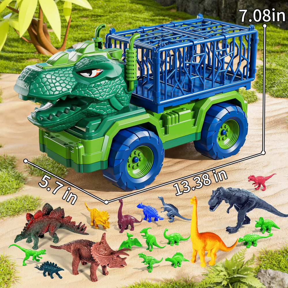 Guminnara assortment of 18 dino figures arranged to show variety for learning