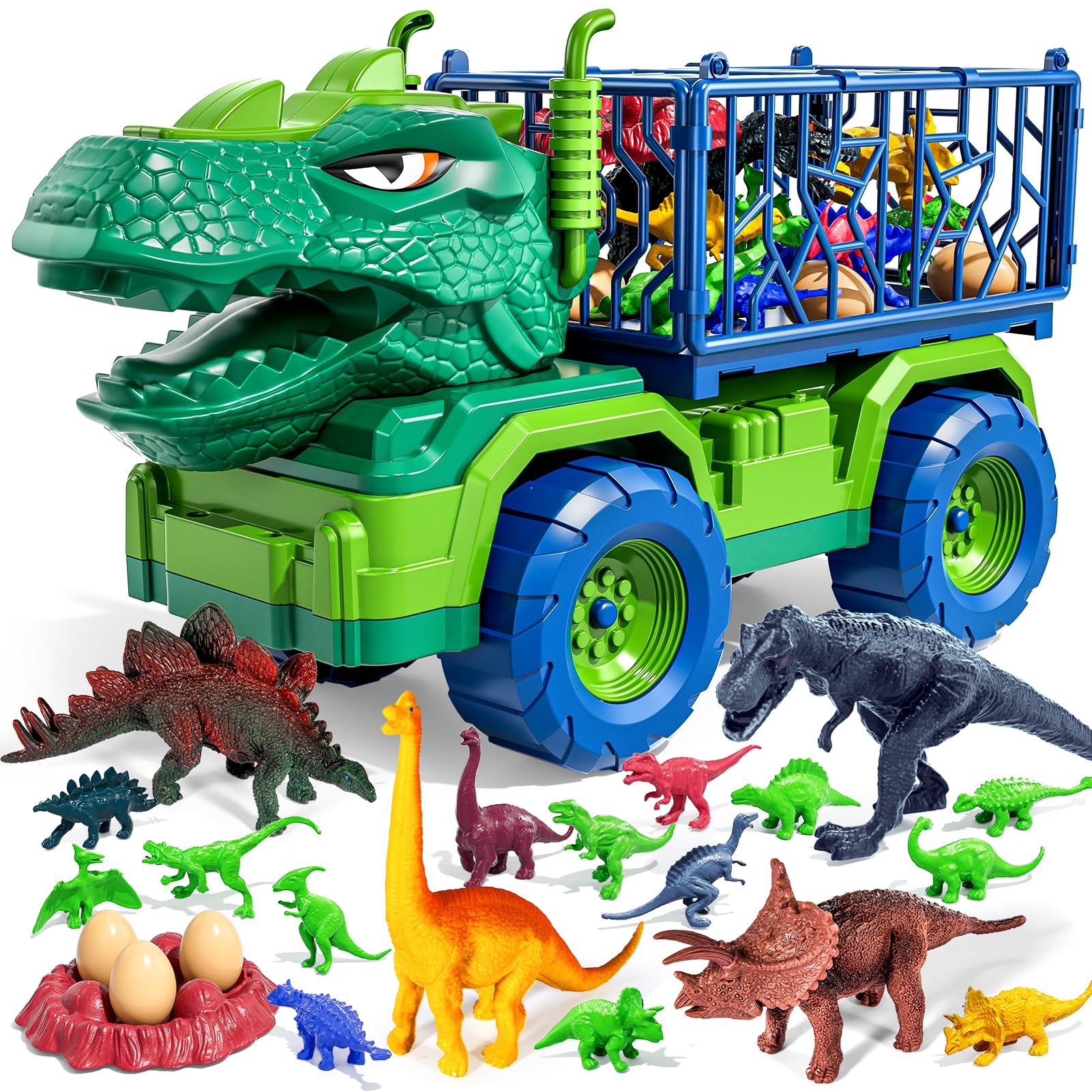 Guminnara truck in outdoor play on grass and sand for versatile play locations