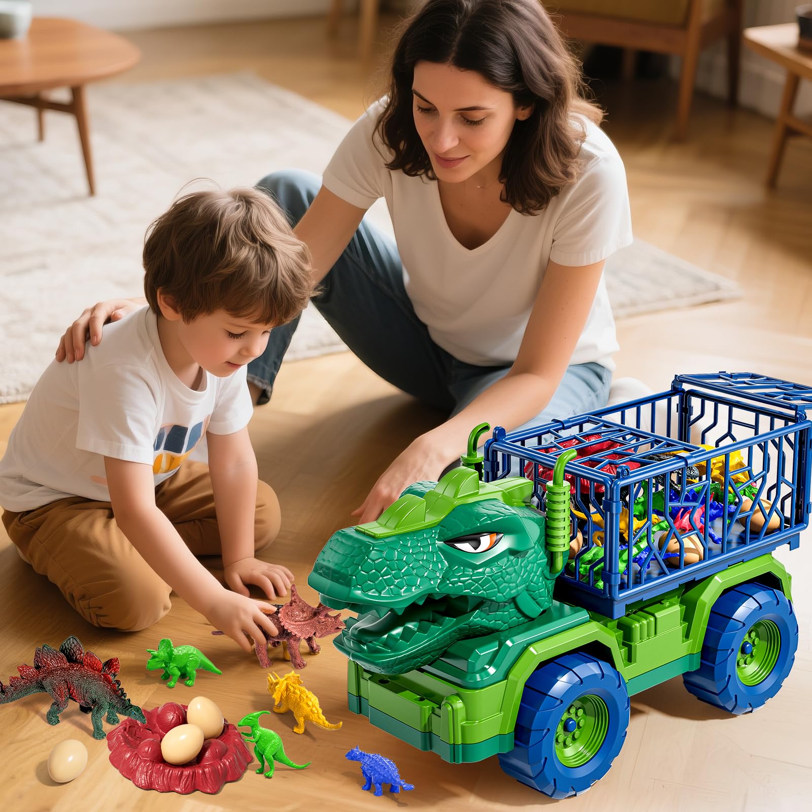 Guminnara scale comparison with child hands showing toy size suitable for toddlers