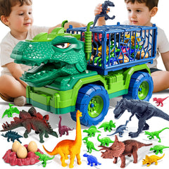 Guminnara truck front view showing T‑rex head and bold design for imaginative play