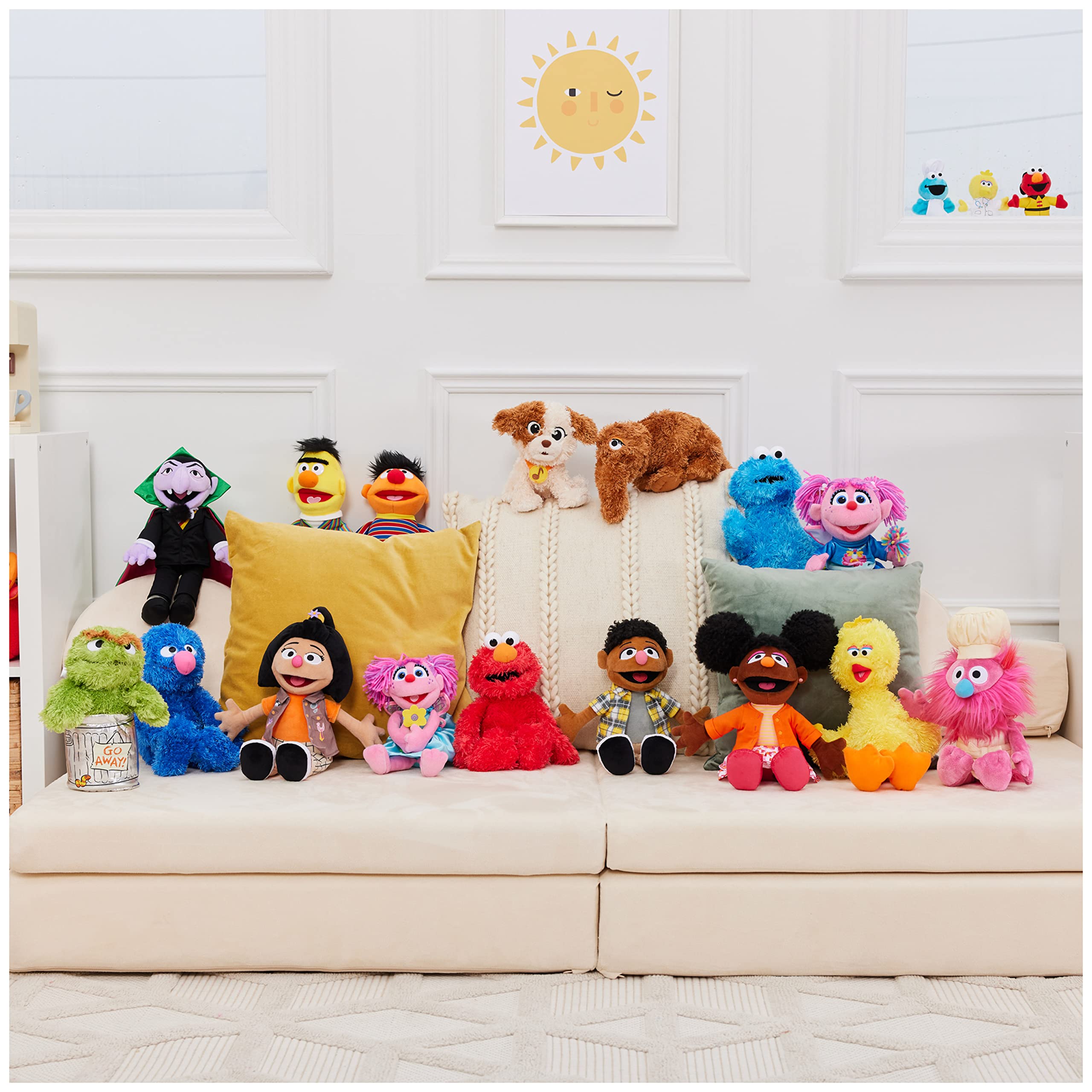 GUND Elmo in protective poly bag showing clean arrival