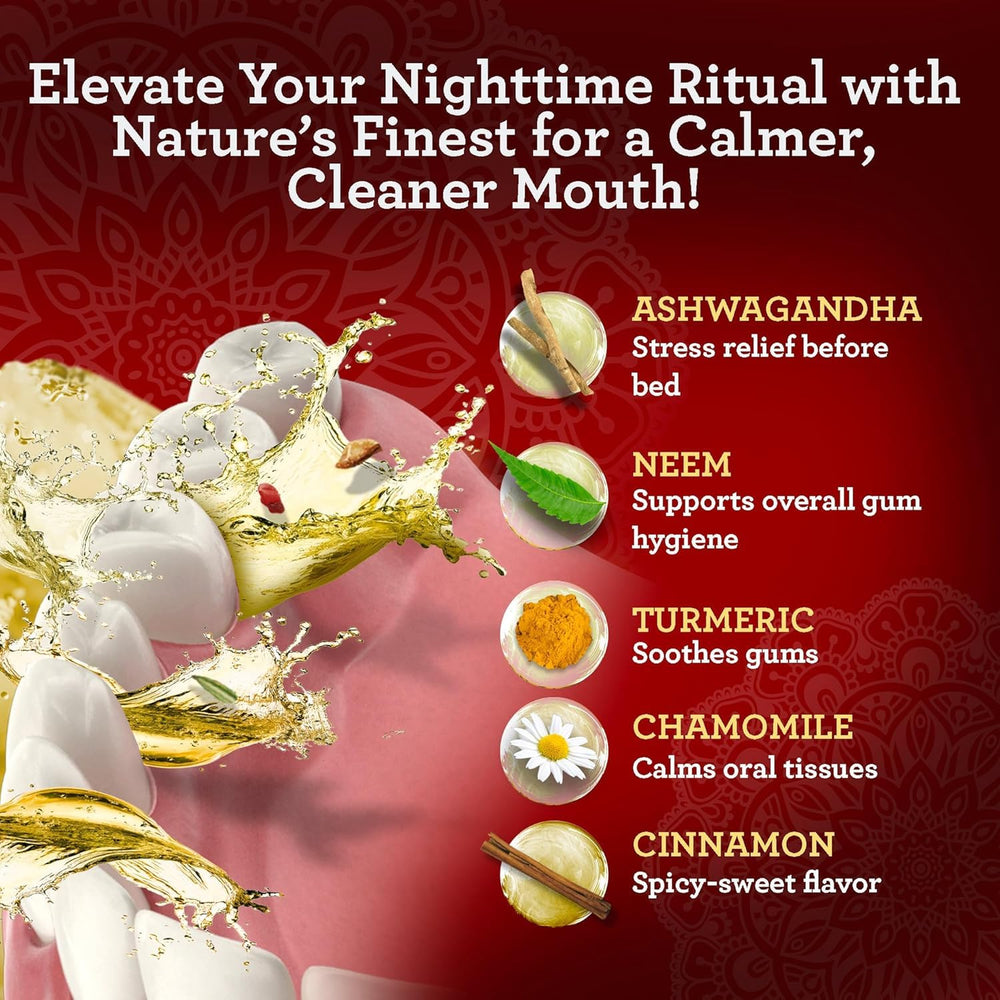 GuruNanda ingredients flatlay of cinnamon, neem, ashwagandha showcasing botanicals