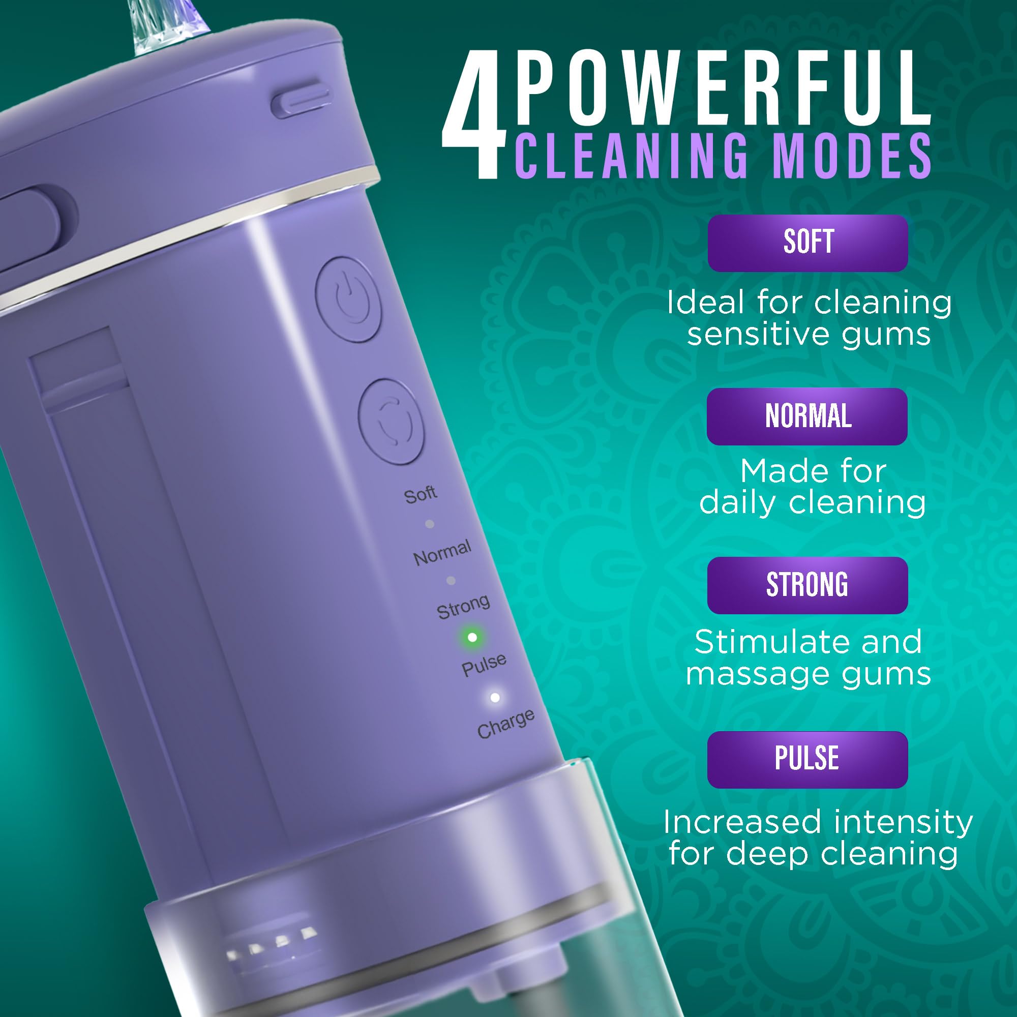GuruNanda being used in the shower highlighting IPX7 waterproof safety benefit
