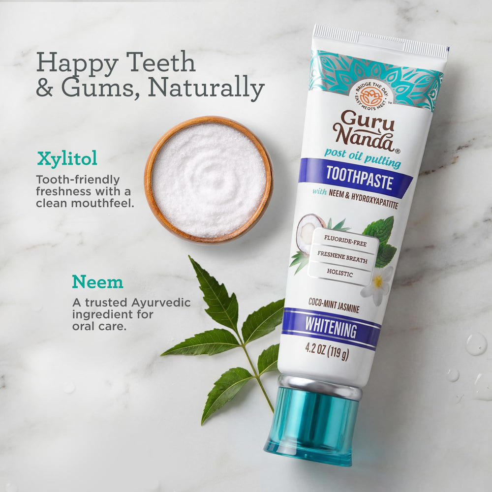 GuruNanda toothpaste squeezer in use, demonstrates waste reduction and longer tube life
