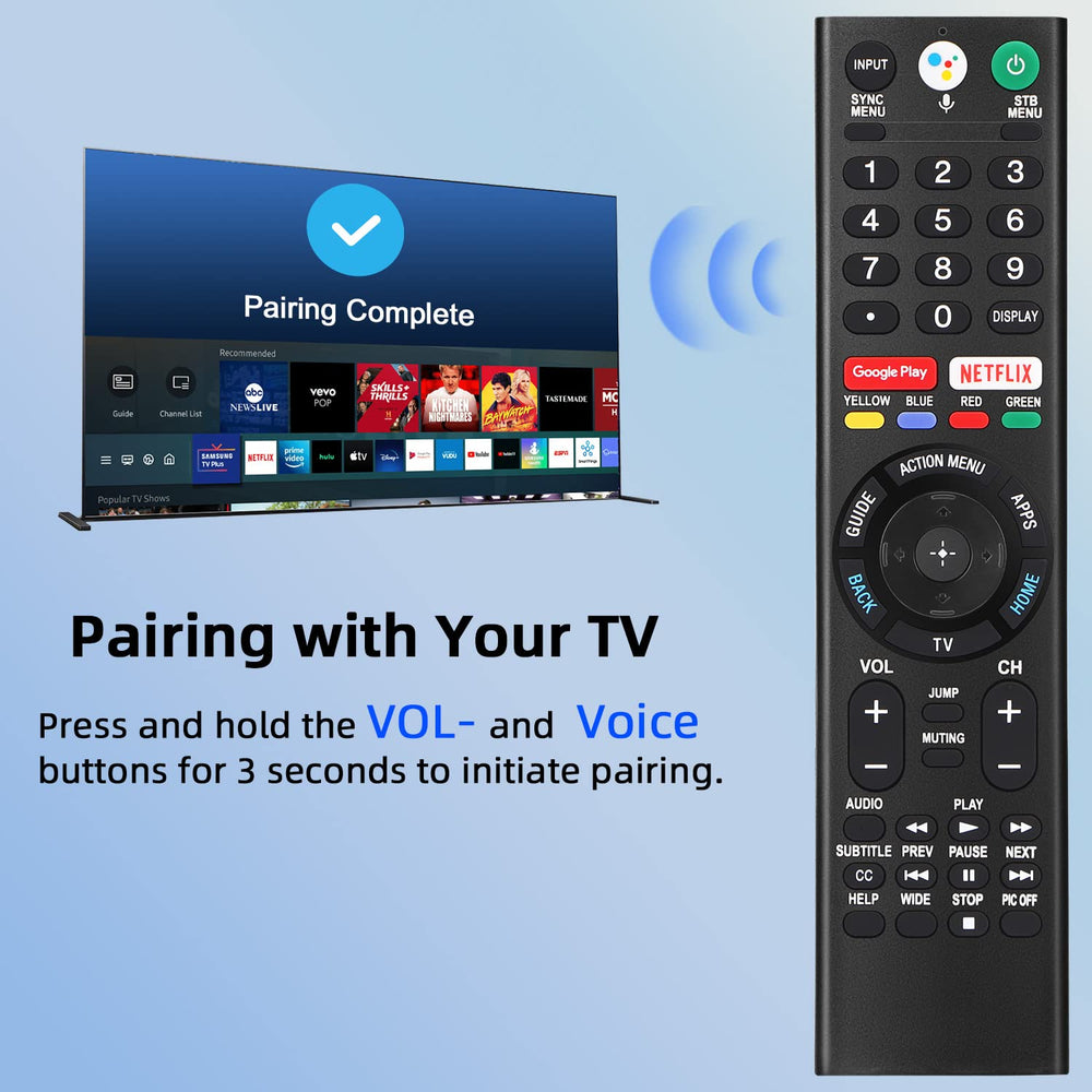 Gvirtue remote in hand to show scale and ergonomic handling benefit