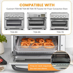 GWY tray installed in Cuisinart TOA-65 showing proper fit and airflow