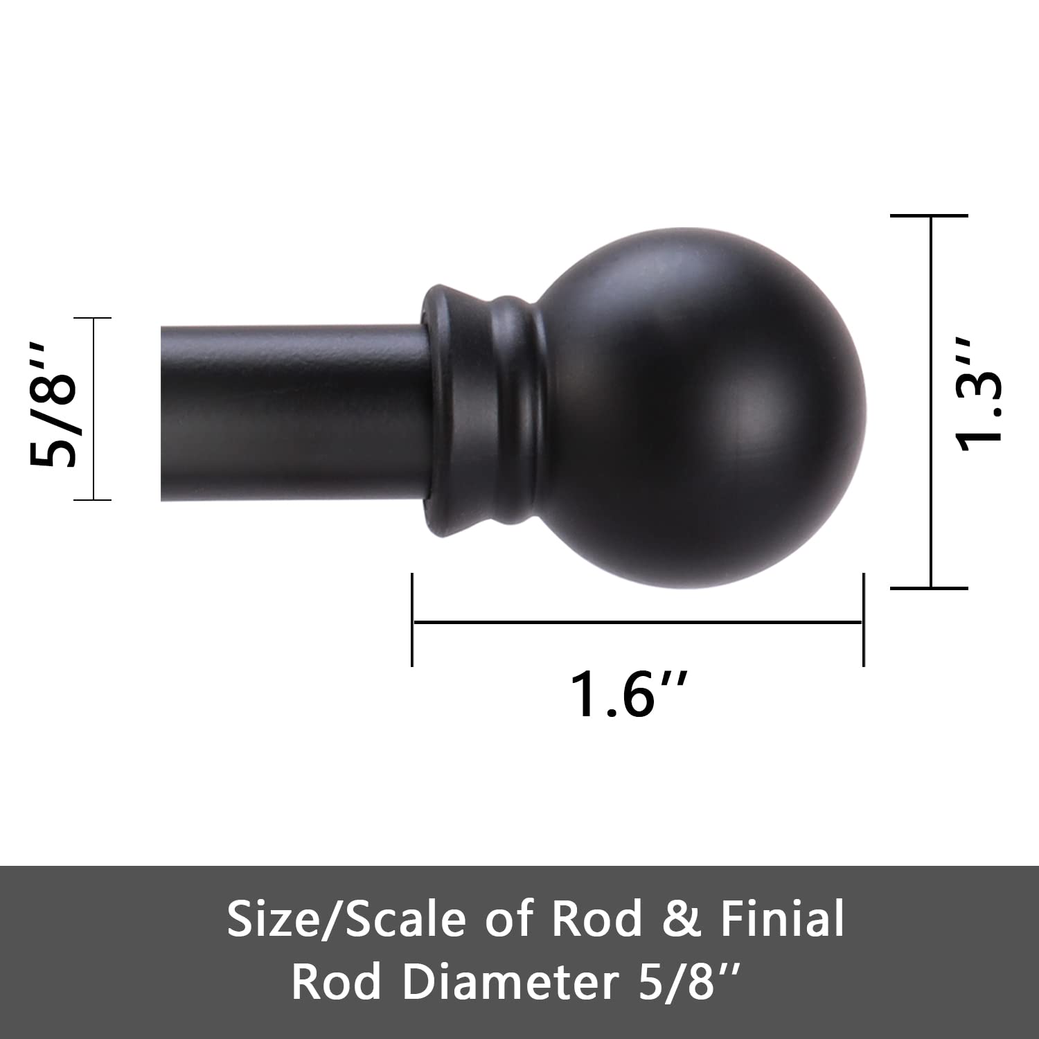 GXOACKJ rod beside measuring tape for accurate size selection and fit confirmation