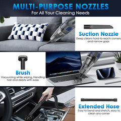 Gxzsk attachments set including crevice nozzle brush and hose for versatile cleaning