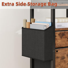 GYIIYUO side storage bag holding tablet and stationery for quick-access convenience