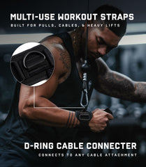 Gymreapers padded wrist area detail, cushioned support for heavy lifts benefit