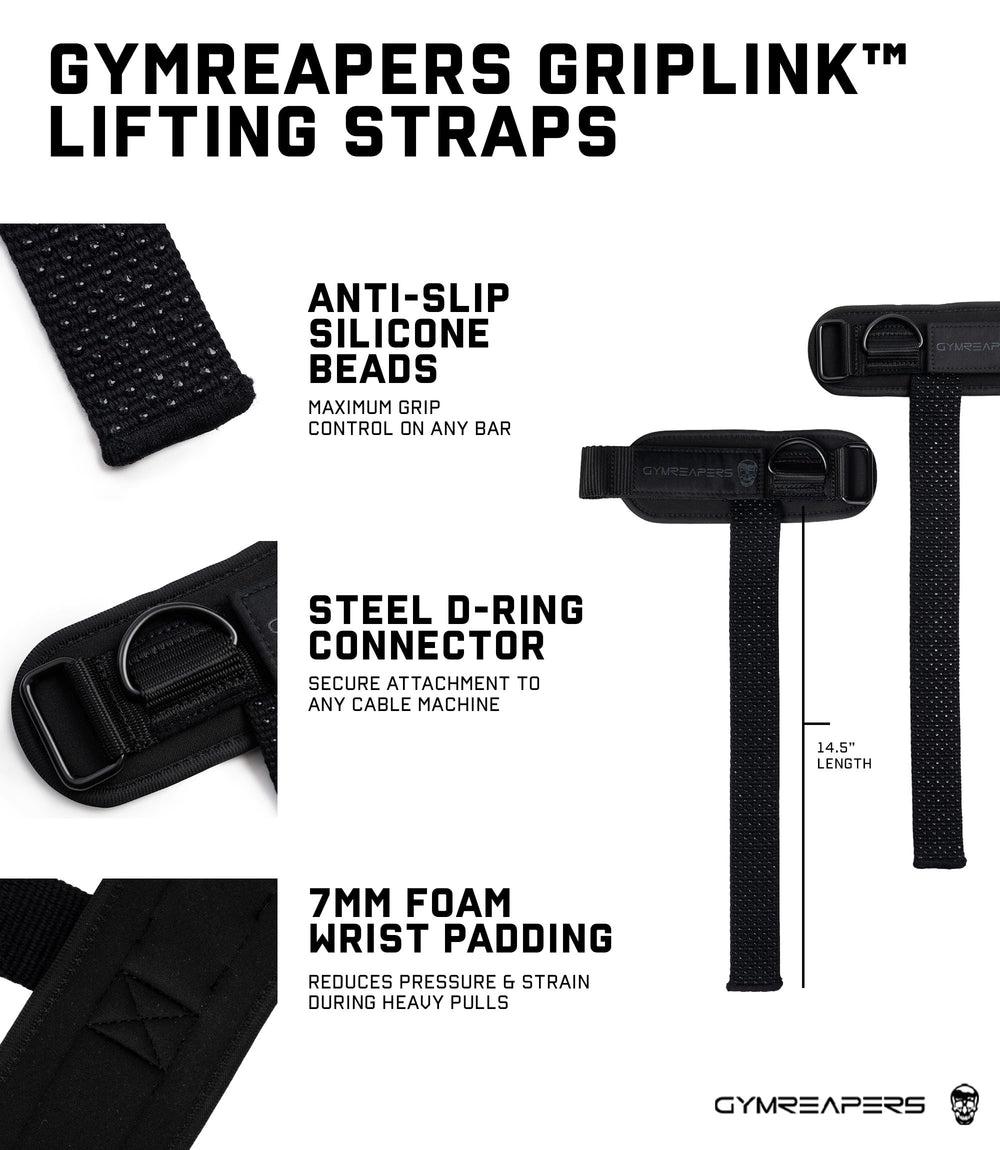 Gymreapers strap next to ruler showing length, clear size and fit benefit