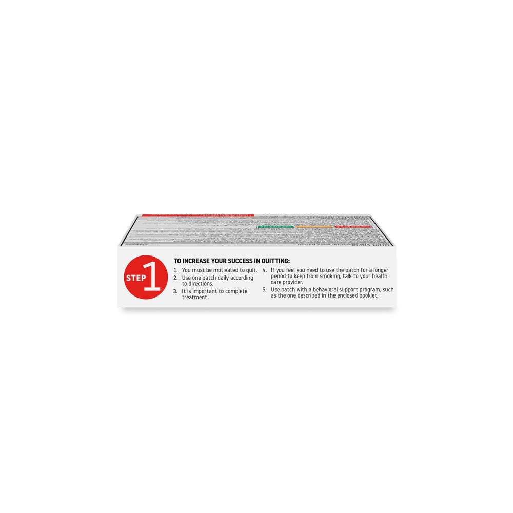 Person applying Habitrol patch showing easy application and daily quit-support