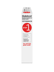 Habitrol patch close-up texture showing adhesive surface for consistent delivery