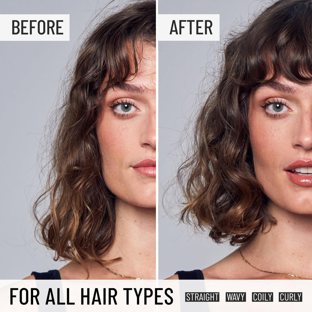 Hairstory New Wash being applied to wet hair showing coverage and improved manageability