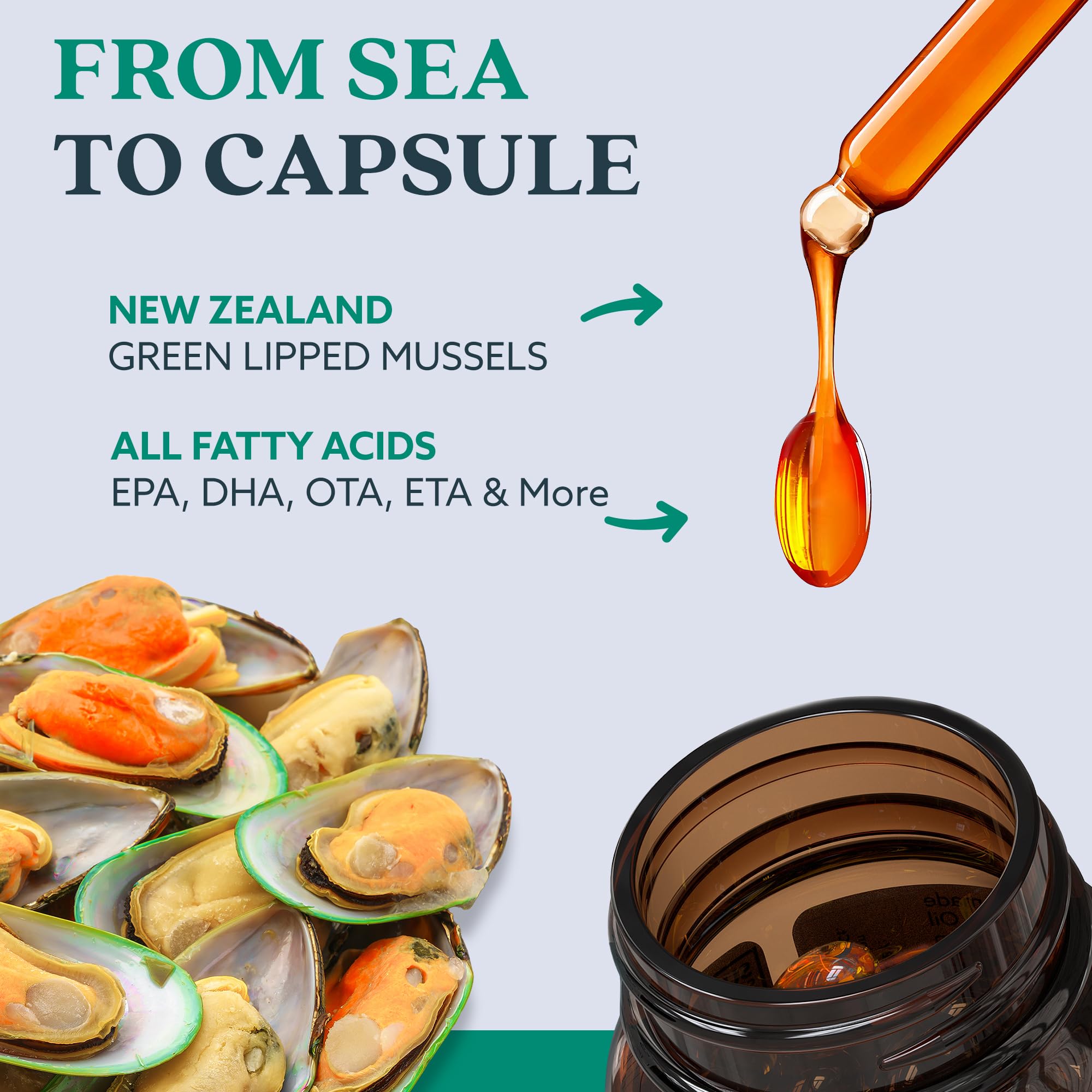 HAKA Life capsule close-up highlighting smooth gel and purity