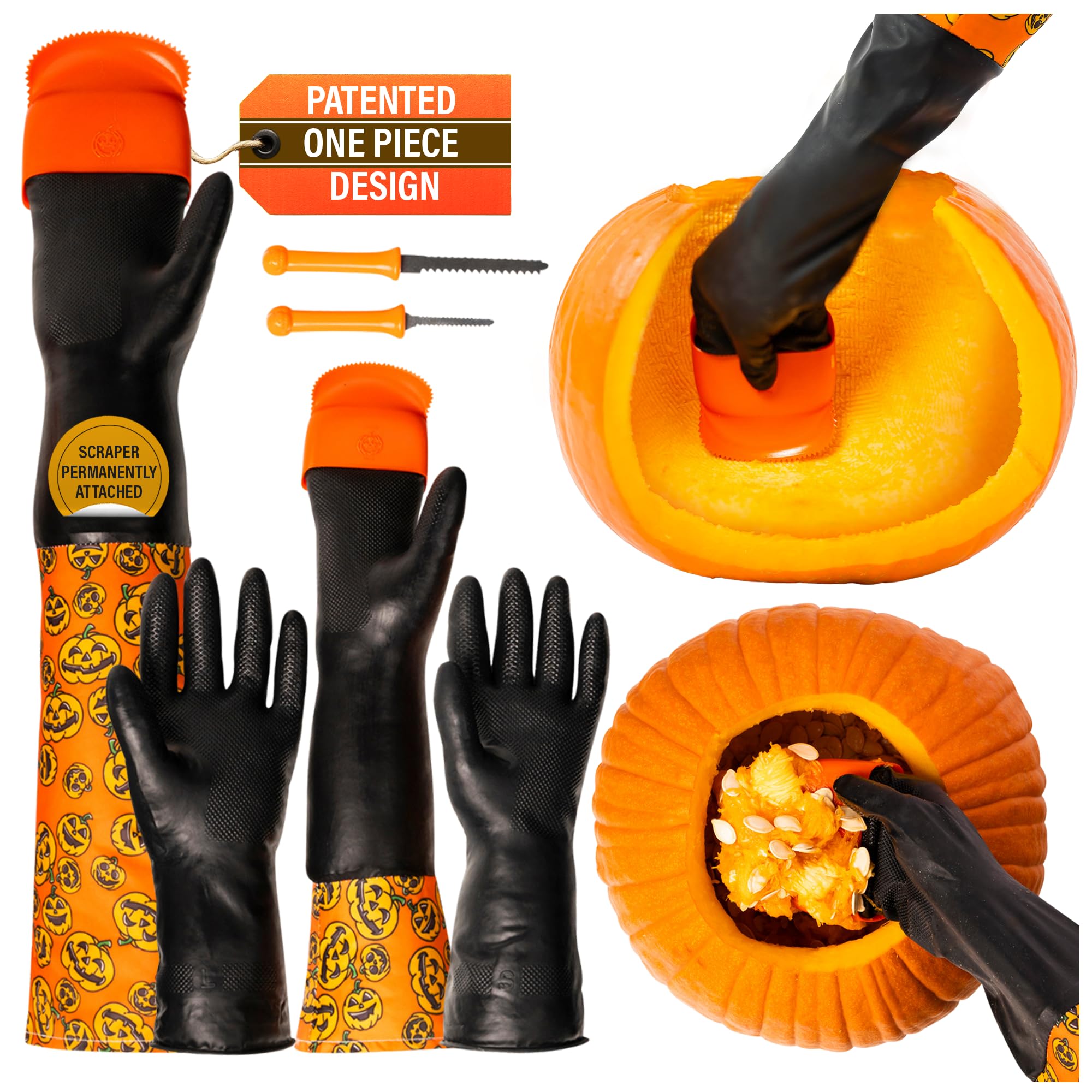 Halloween Moments glove packaging view showing clean prep benefit
