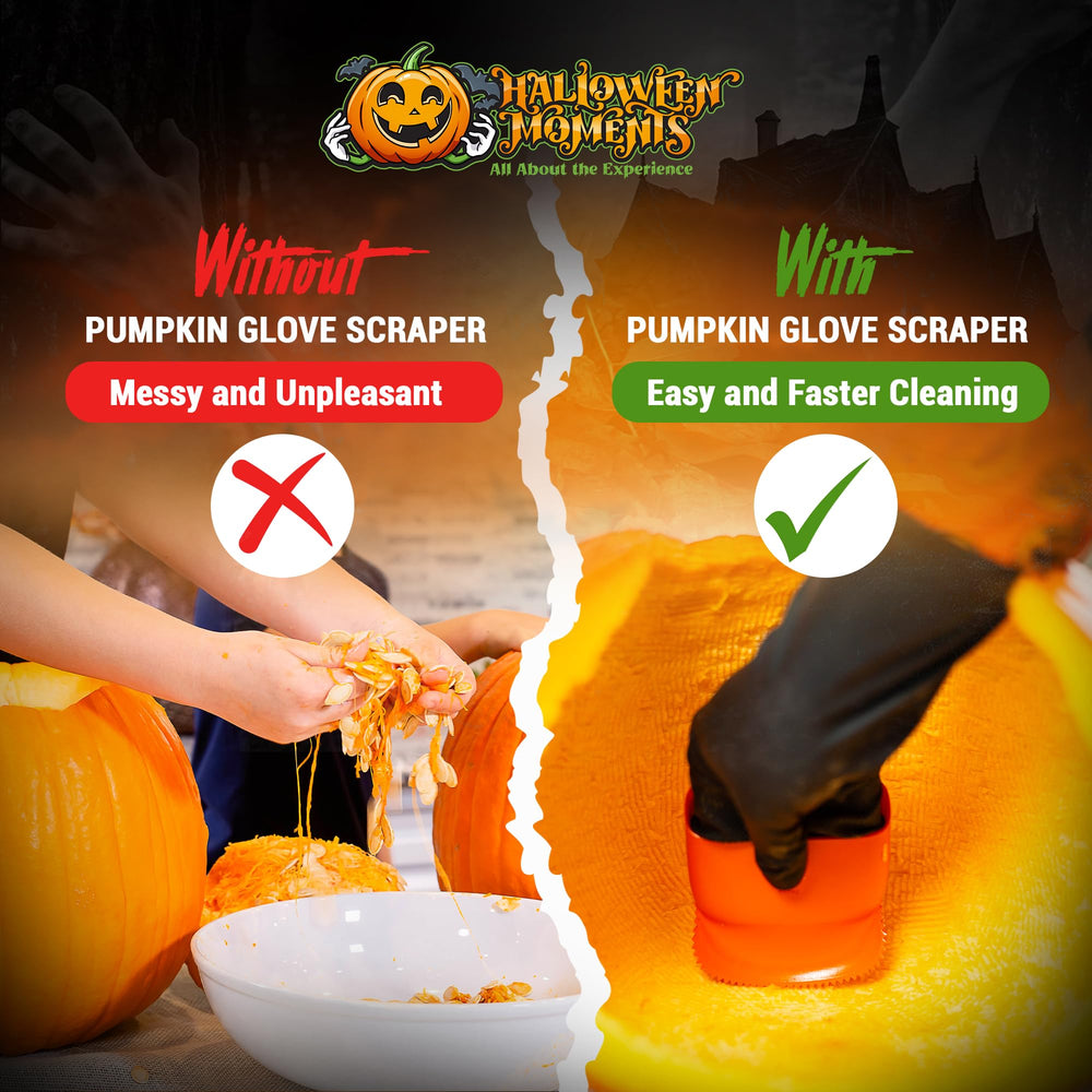 Halloween Moments glove material texture showing durable waterproof seams
