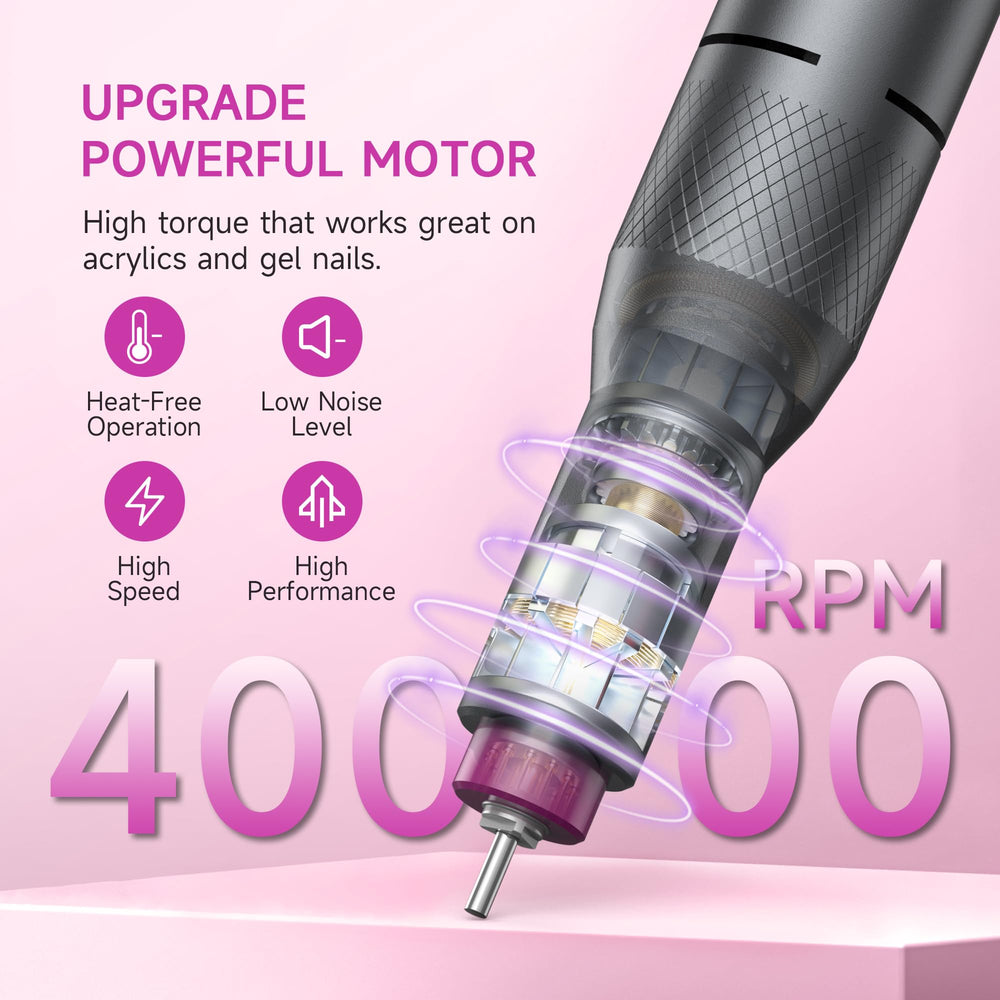 Halmai handpiece closeup highlighting lock design for secure bit changes