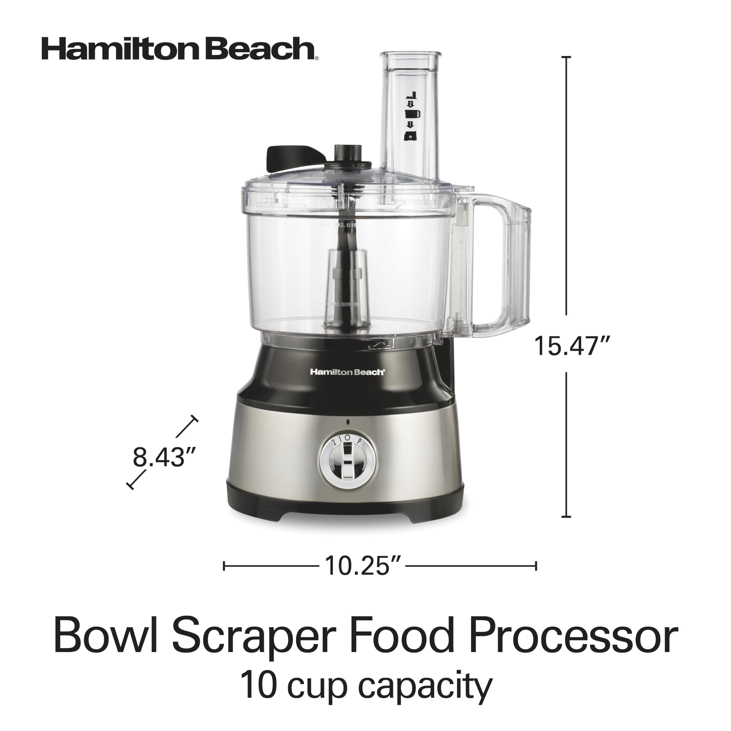 Hamilton Beach on kitchen counter in use, demonstrating practical everyday prep