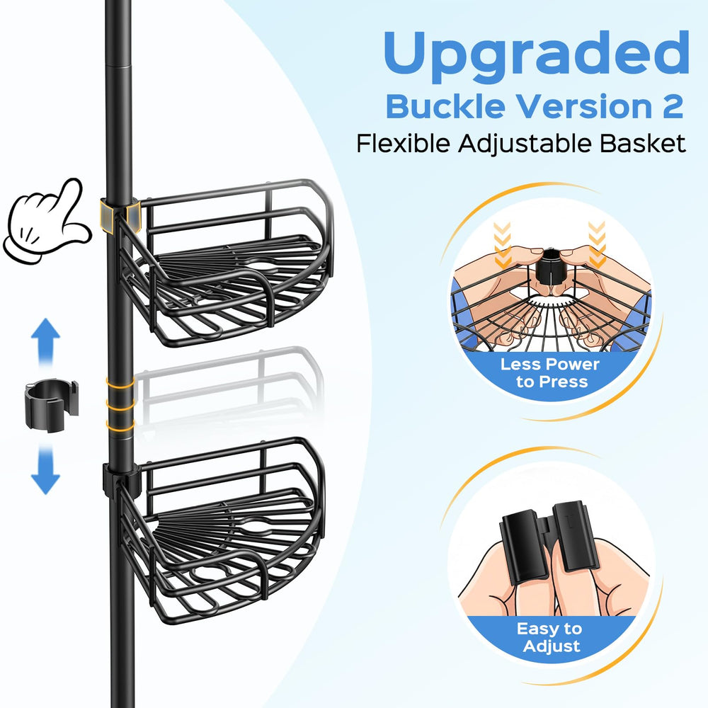 HAMITOR lifestyle bathroom corner setup demonstrating clutter-free organization