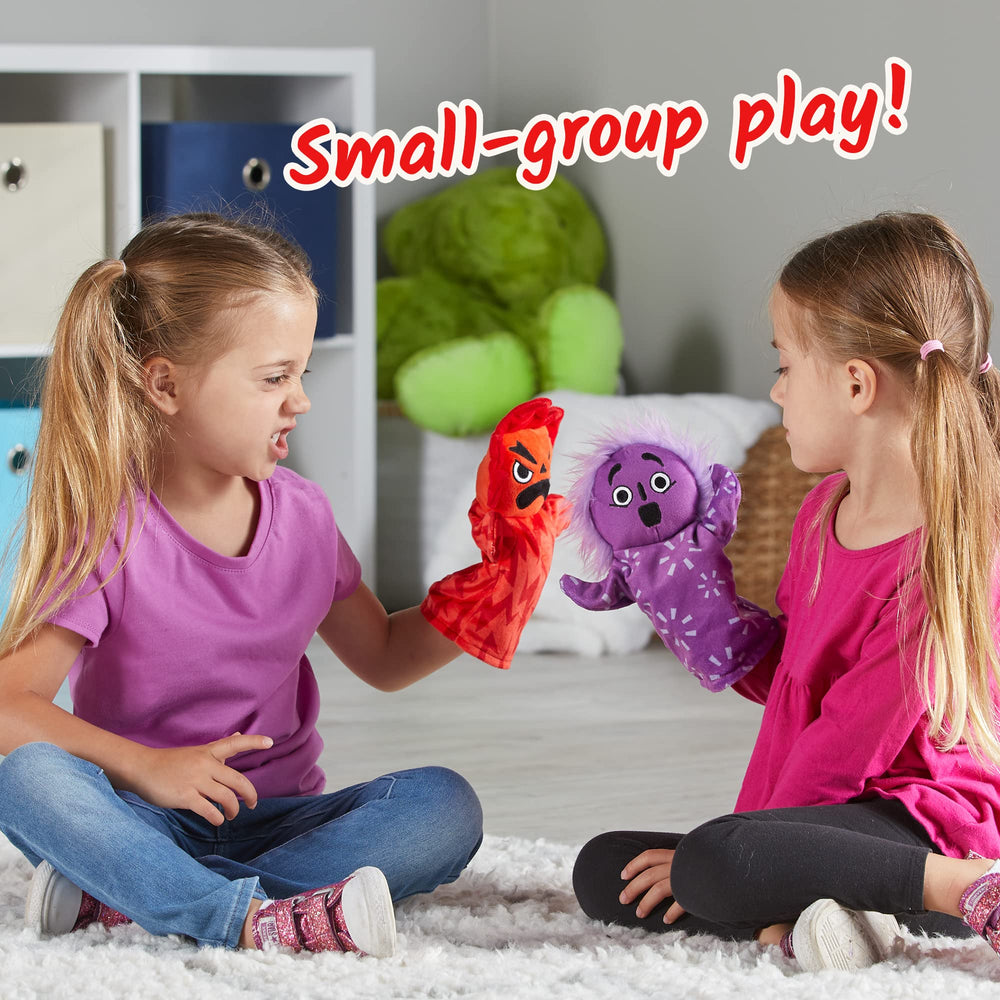 hand2mind sad and scared puppets paired to practice empathy and talk