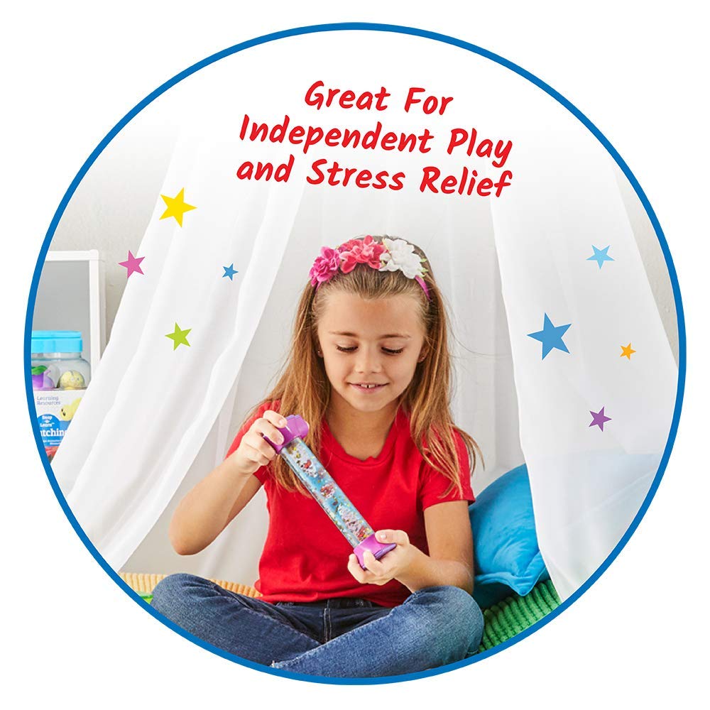 hand2mind easy-grip tube in child hand showing size and safe handling