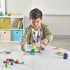 hand2mind assembled Numberblocks Ten demonstrating grouping and scale