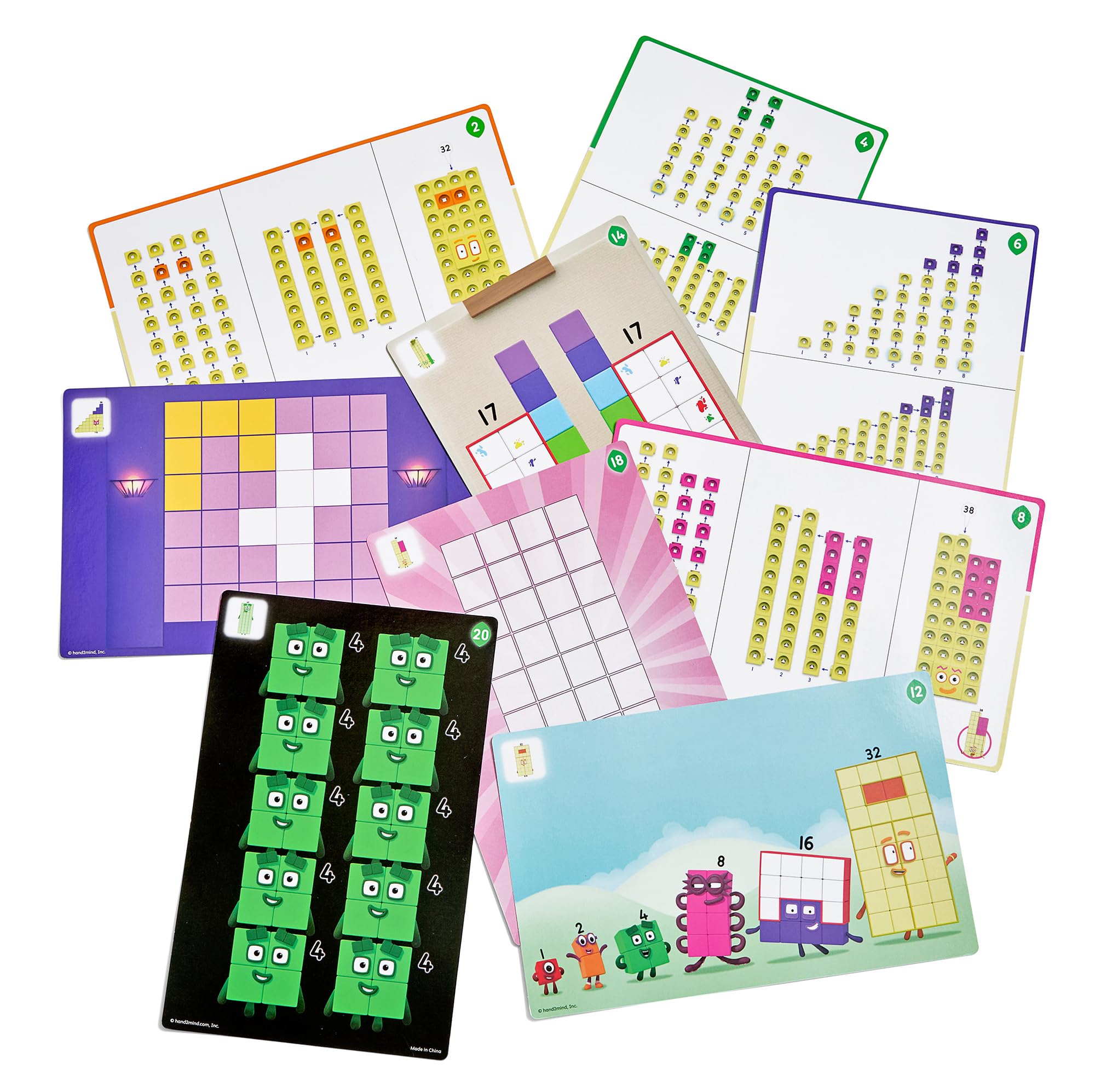 hand2mind double-sided character and activity cards aiding learning