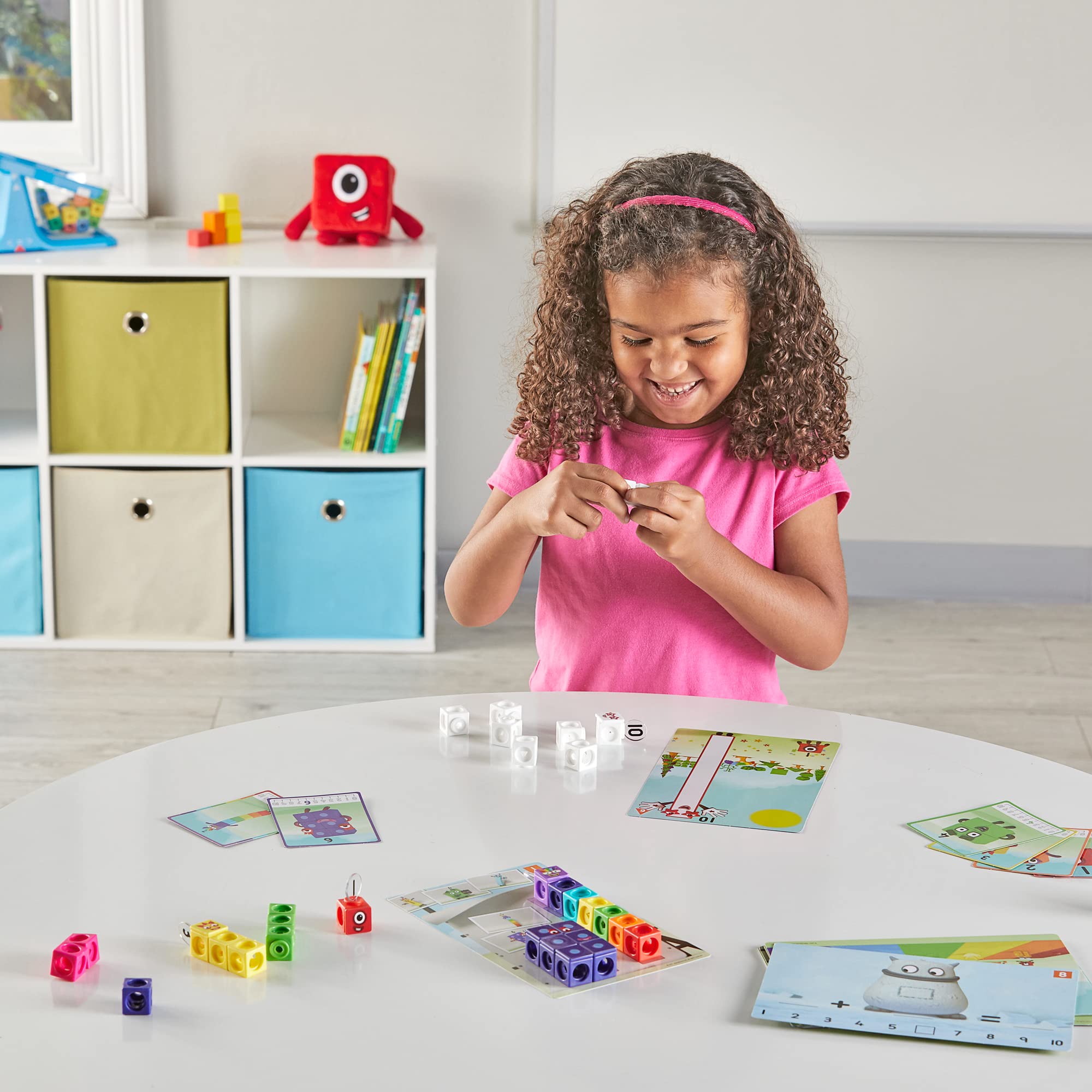 hand2mind Character Cards displayed for storytelling and math tasks
