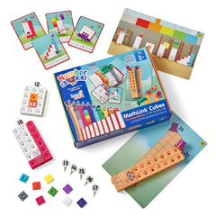 hand2mind Numberblocks front packaging showing set contents and learning benefits