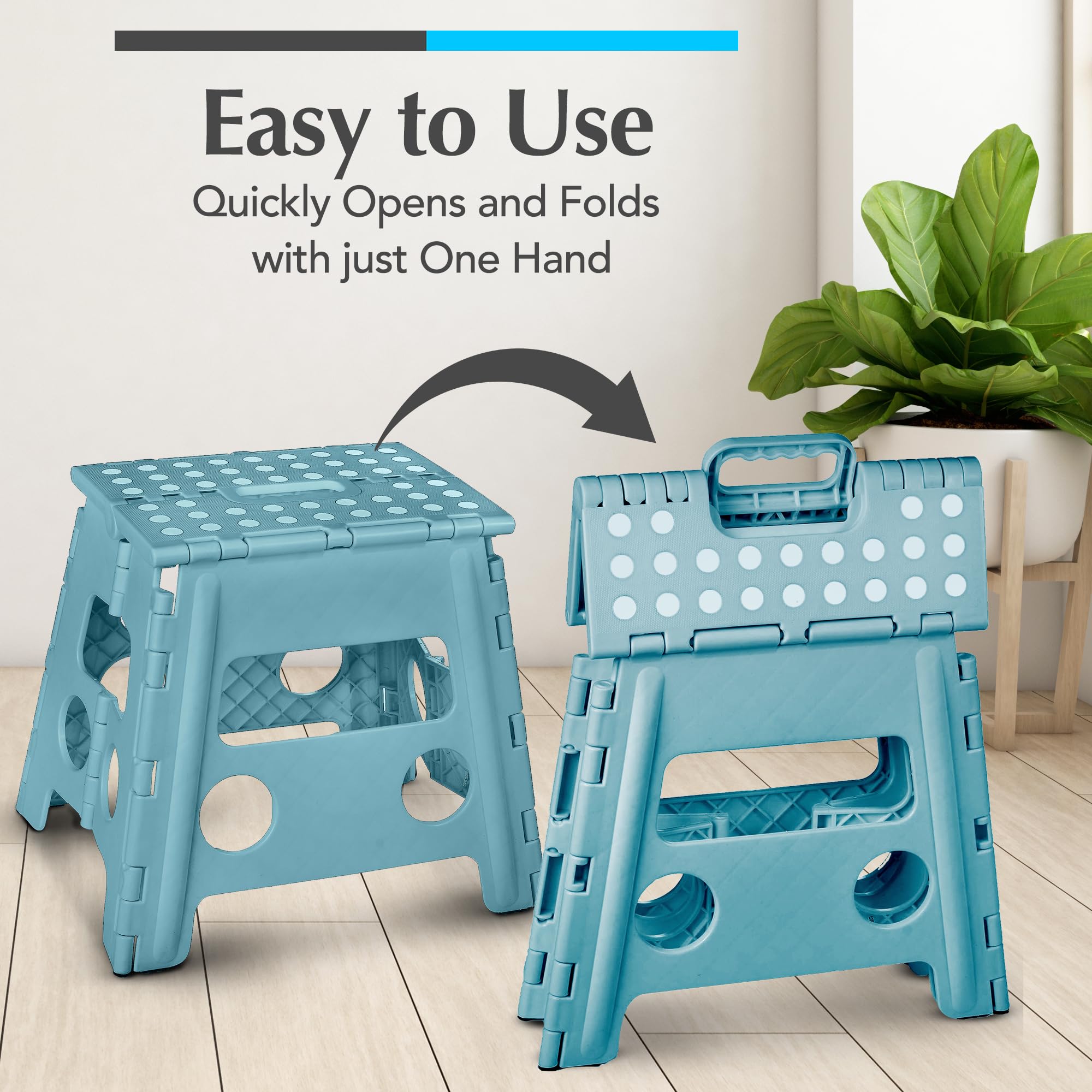 Handy Laundry folded flat side profile to save storage space and simplify stowing