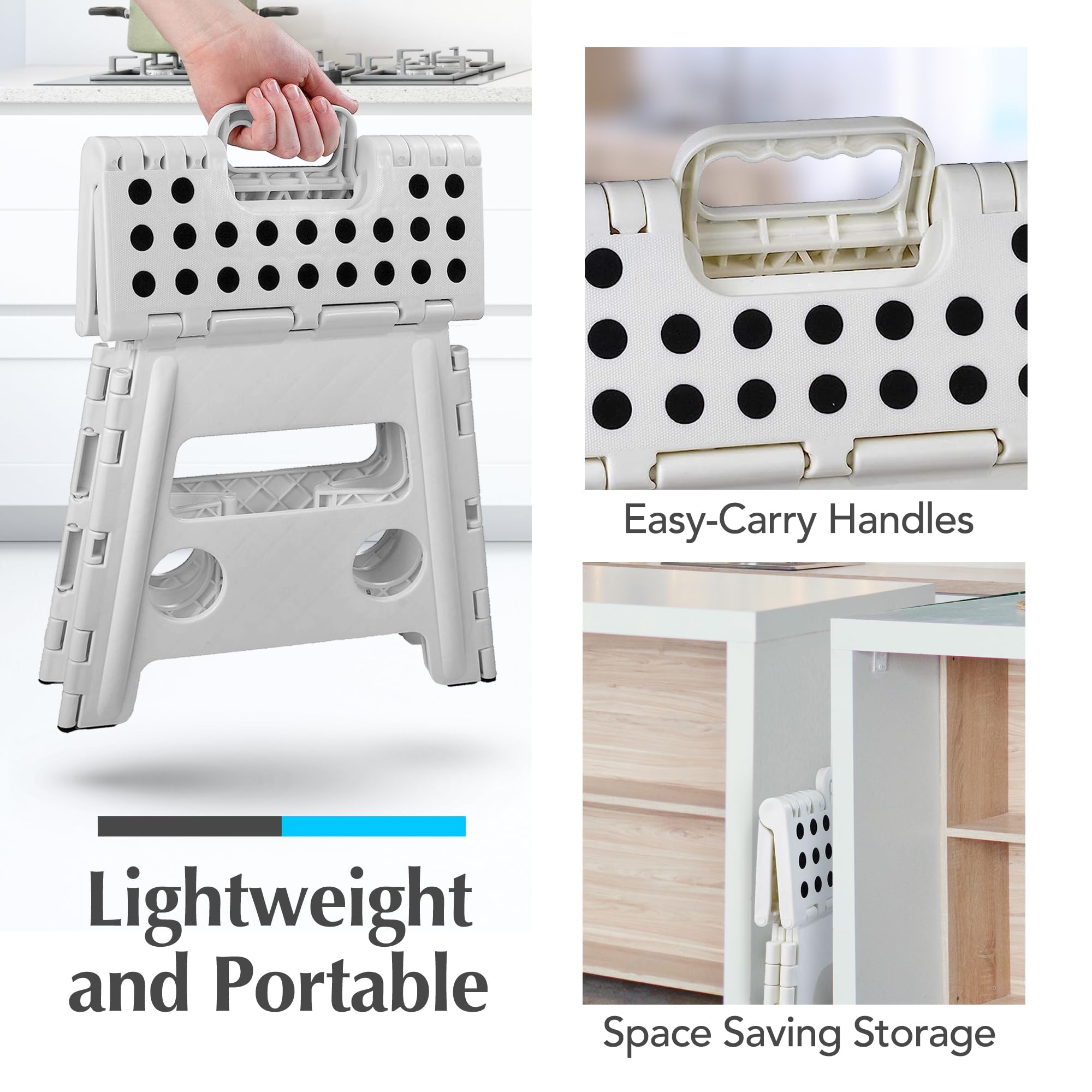 Handy Laundry in kitchen use helping reach high cabinets safely