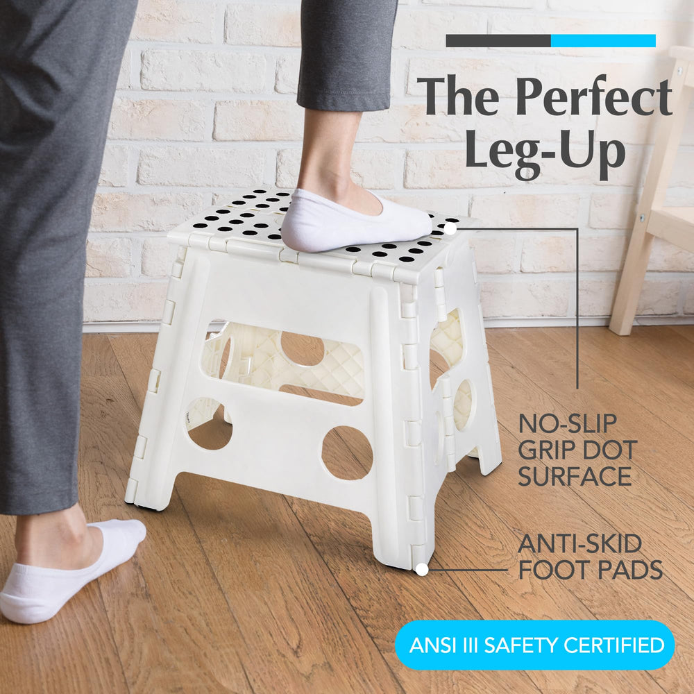 Handy Laundry top textured step with non-slip grip for safer standing