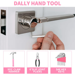HANGYING claw hammer close-up showing durable head for reliable nail work