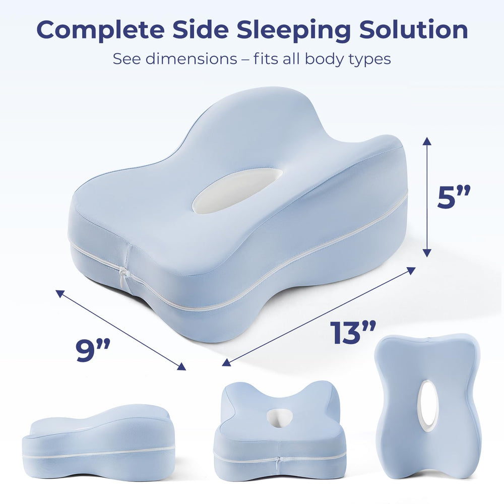 HANQIMER zipper on removable cover highlighting easy machine-wash care and hygiene