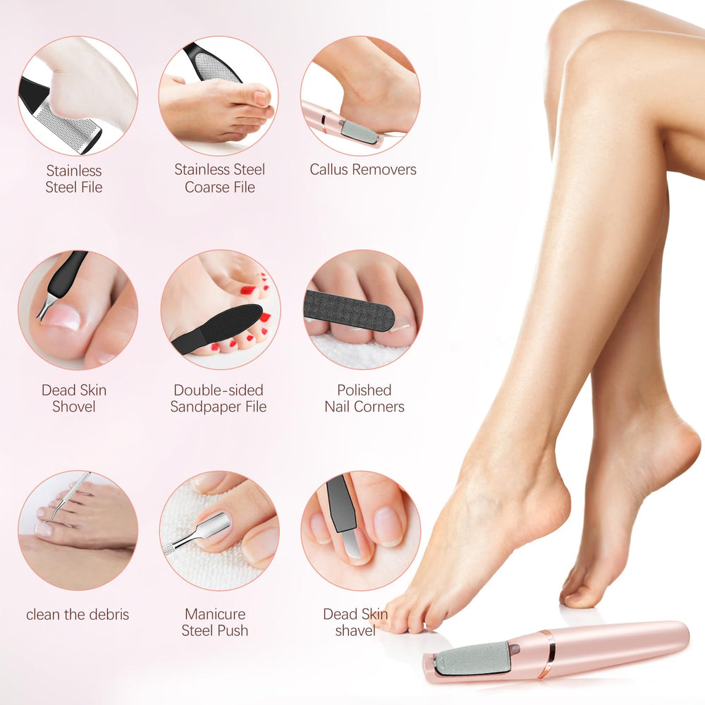 Haootadiy close-up of roller texture for effective callus removal