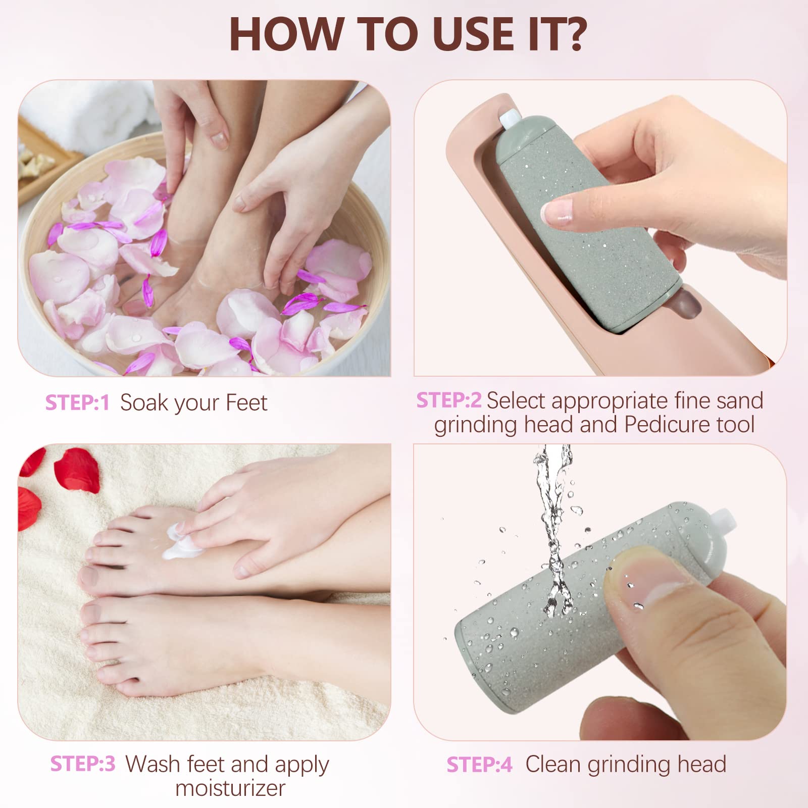 Haootadiy USB charging port on wand for fast convenient power