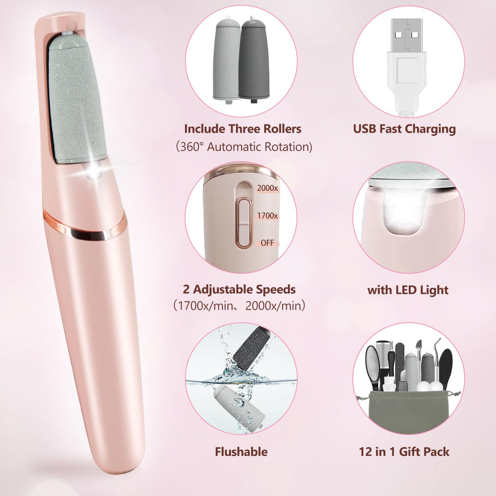 Haootadiy wand with two interchangeable rollers for targeted smoothing