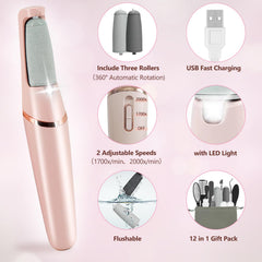 Haootadiy wand with two interchangeable rollers for targeted smoothing