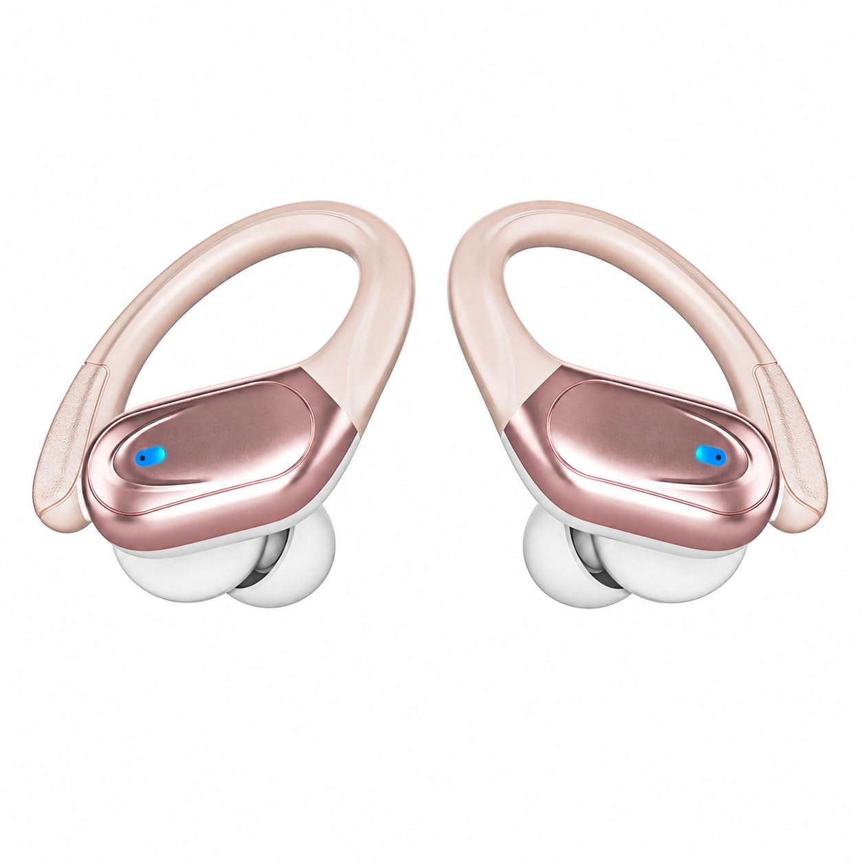 HAOYUYAN earbuds front packaging showing model and compact case benefits